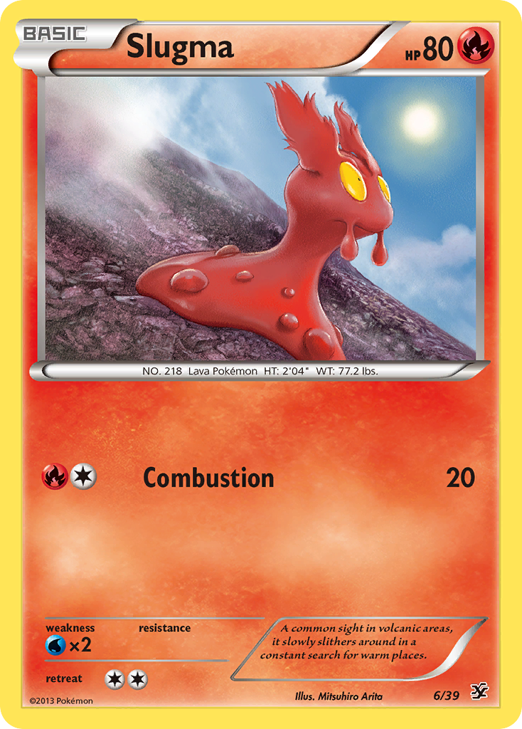 Slugma — illustrated card