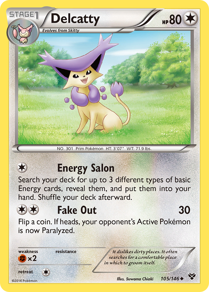 Delcatty — illustrated card