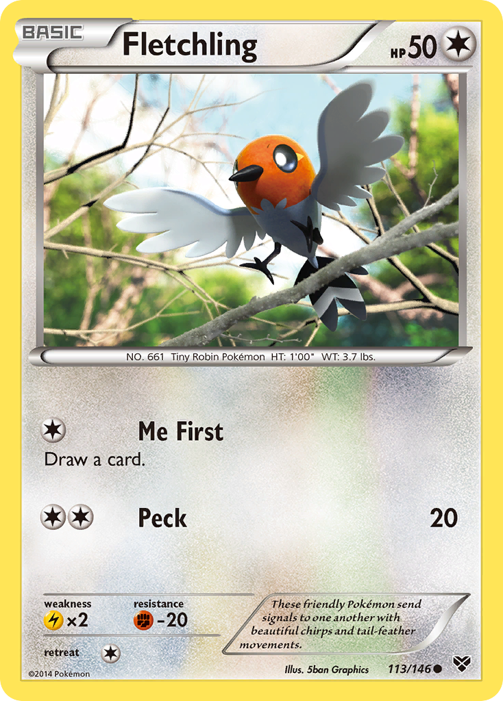 Fletchling — illustrated card