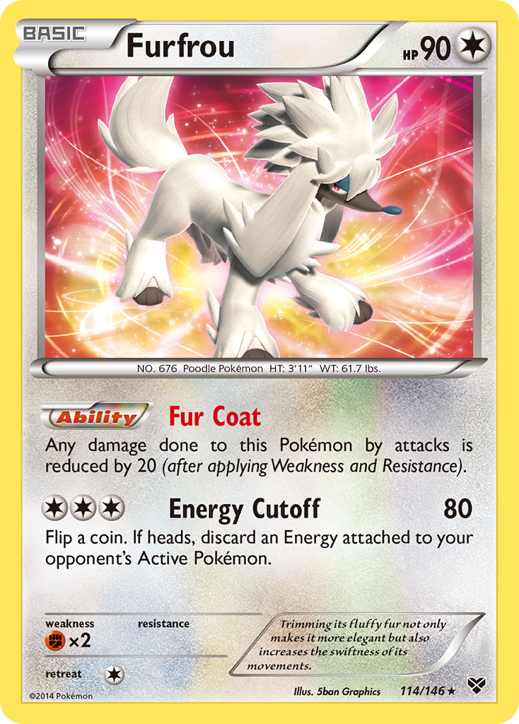 Furfrou — illustrated card