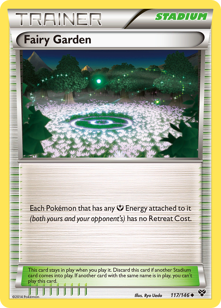 Fairy Garden — illustrated card