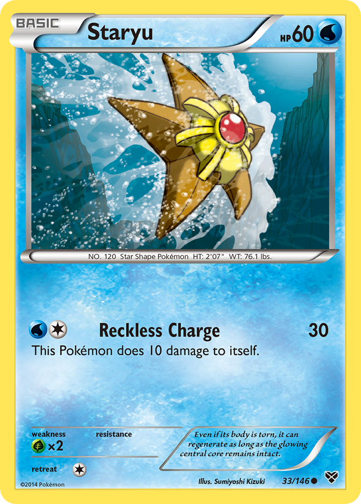 Staryu — illustrated card