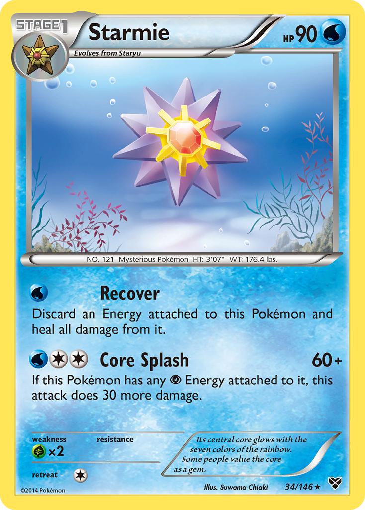 Starmie — illustrated card