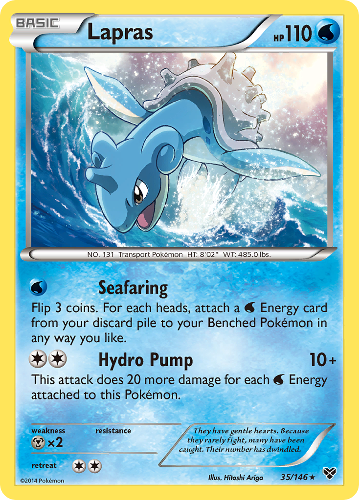 Lapras — illustrated card