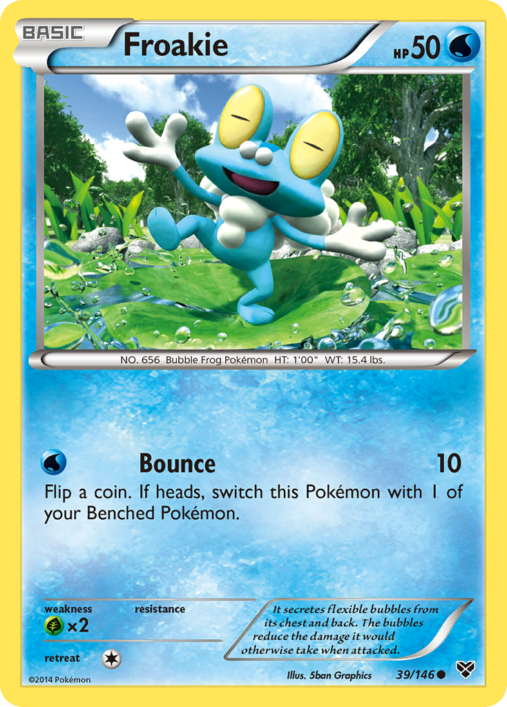 Froakie — illustrated card