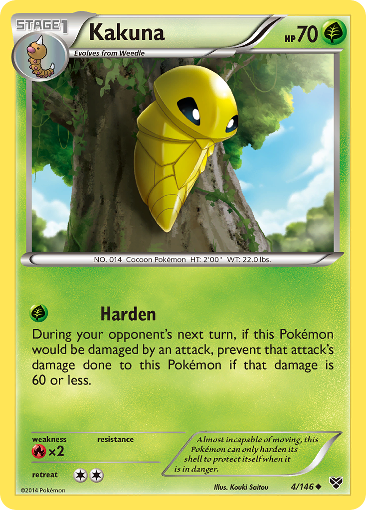 Kakuna — illustrated card