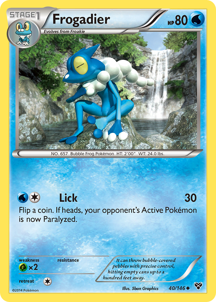 Frogadier — illustrated card