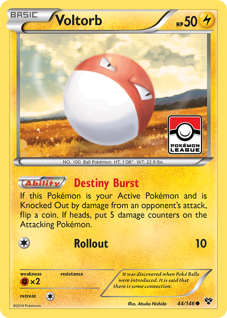 Voltorb — illustrated card