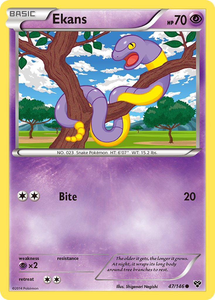 Ekans — illustrated card
