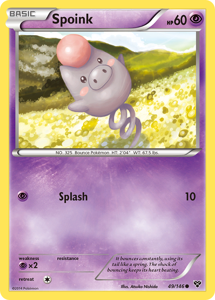 Spoink — illustrated card
