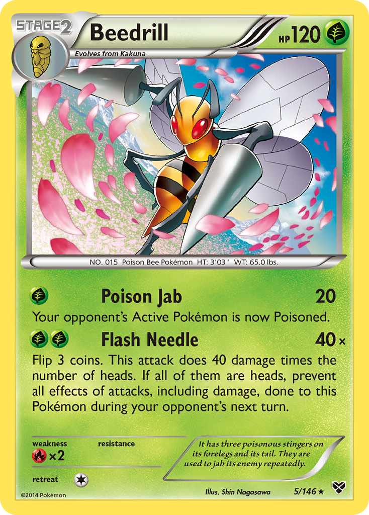 Beedrill — illustrated card