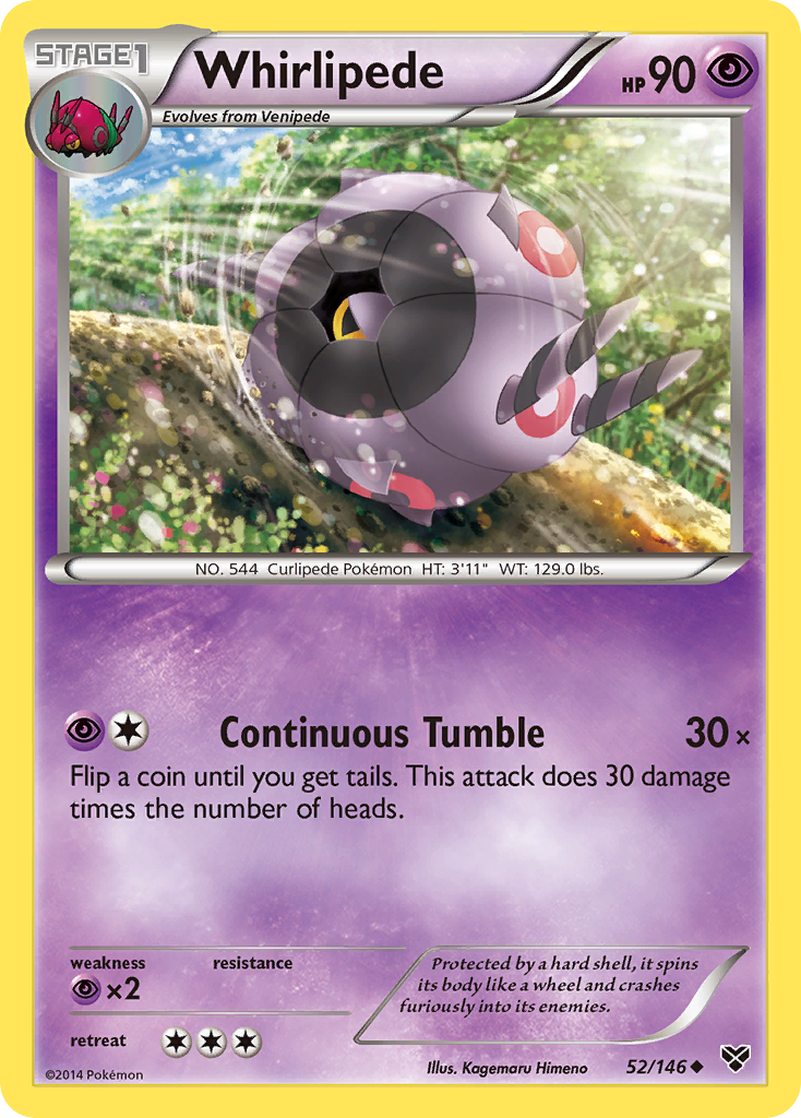 Whirlipede — illustrated card