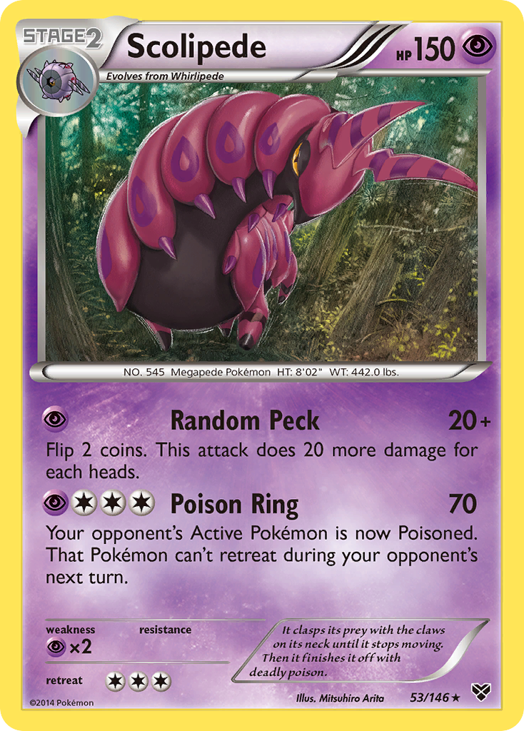 Scolipede — illustrated card