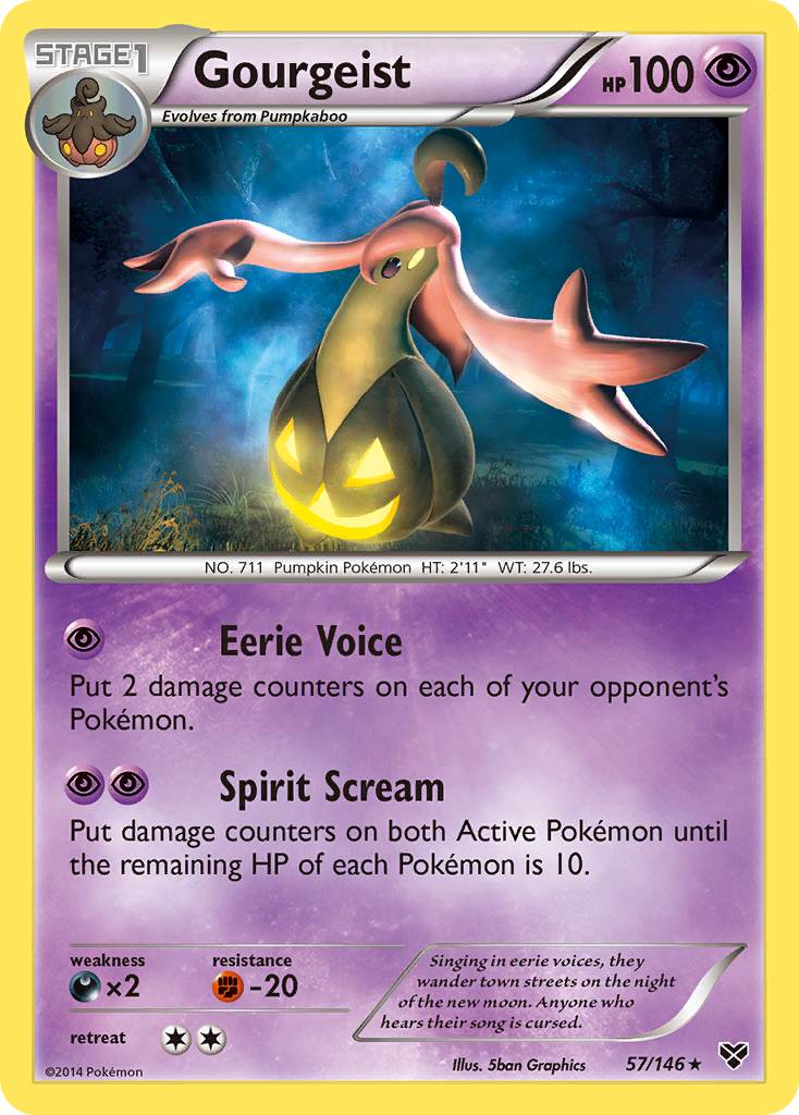 Gourgeist — illustrated card