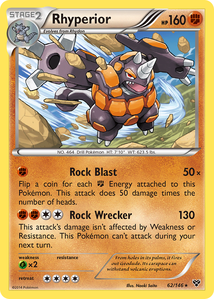 Rhyperior — illustrated card