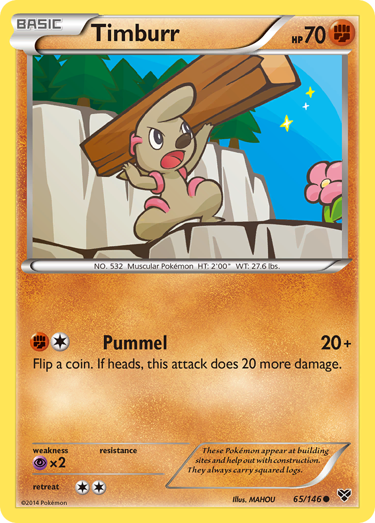 Timburr — illustrated card