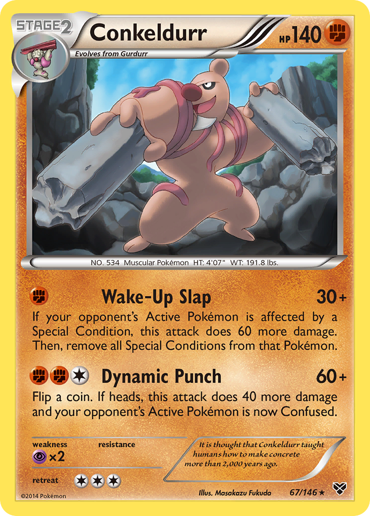 Conkeldurr — illustrated card