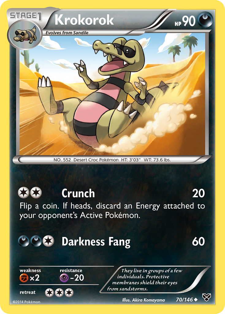 Krokorok — illustrated card