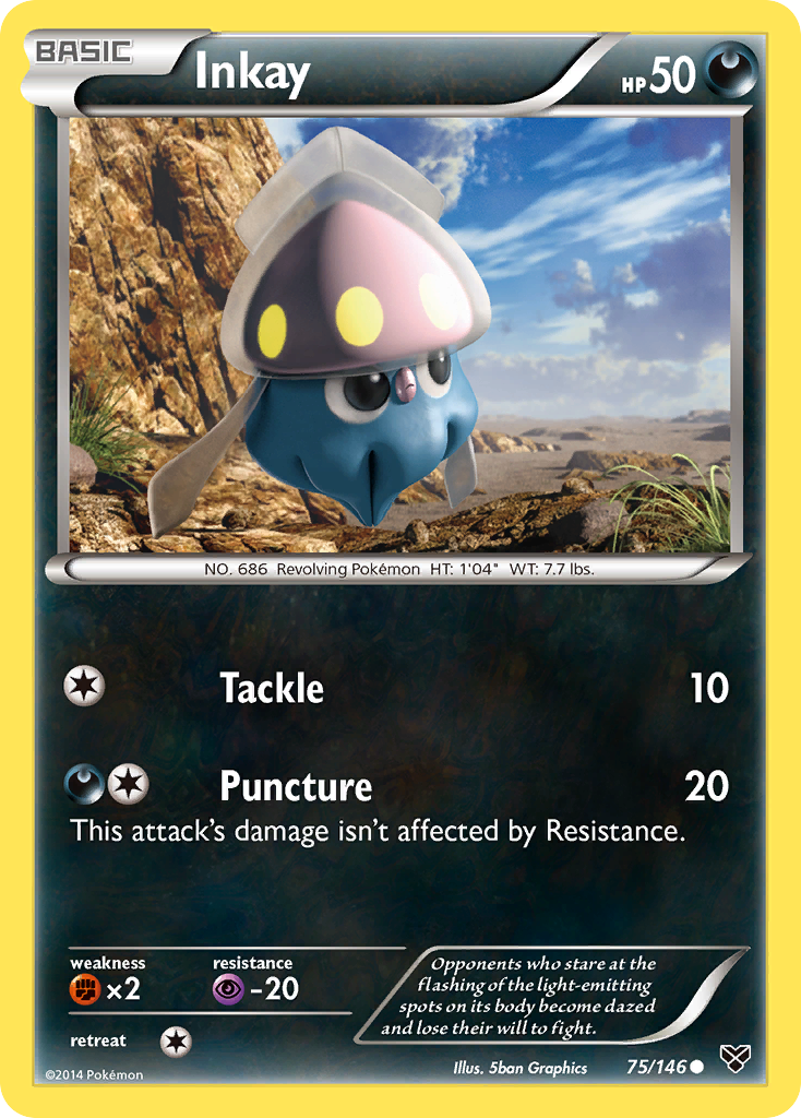 Inkay — illustrated card