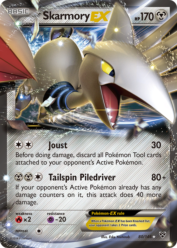 Skarmory-EX — illustrated card