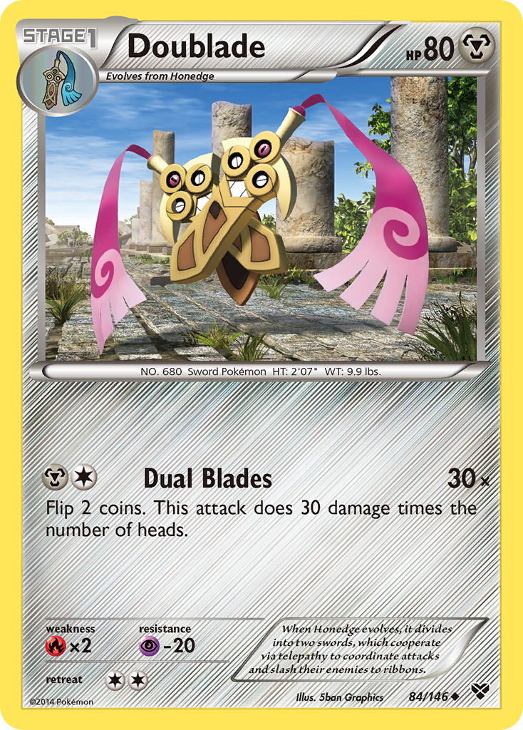 Doublade — illustrated card