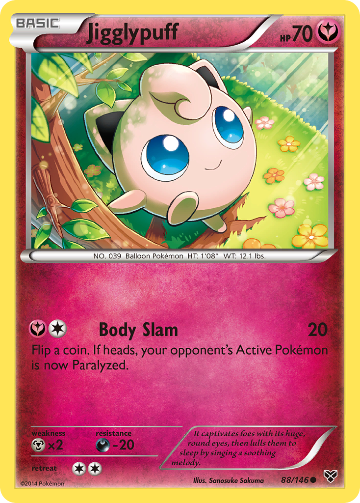 Jigglypuff — illustrated card