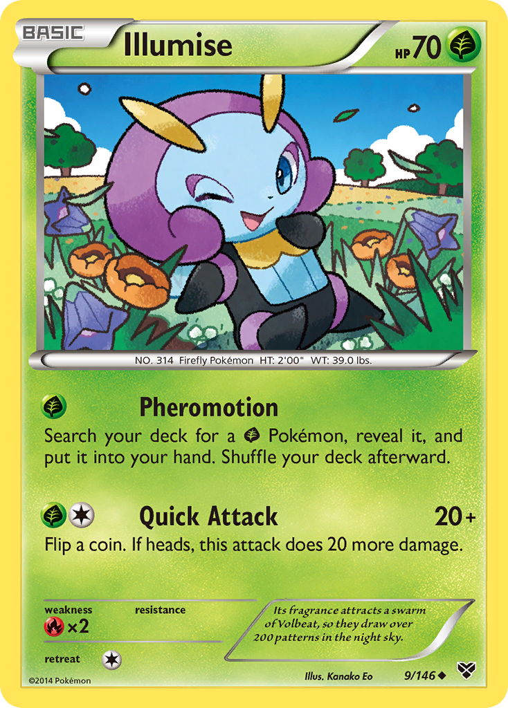 Illumise — illustrated card