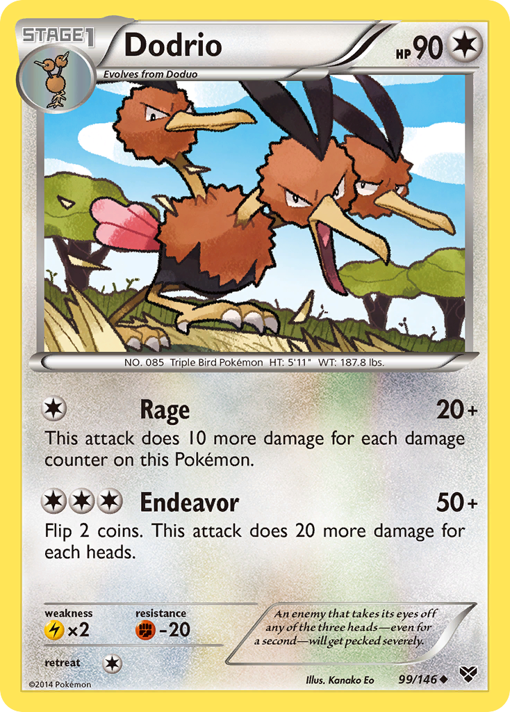 Dodrio — illustrated card