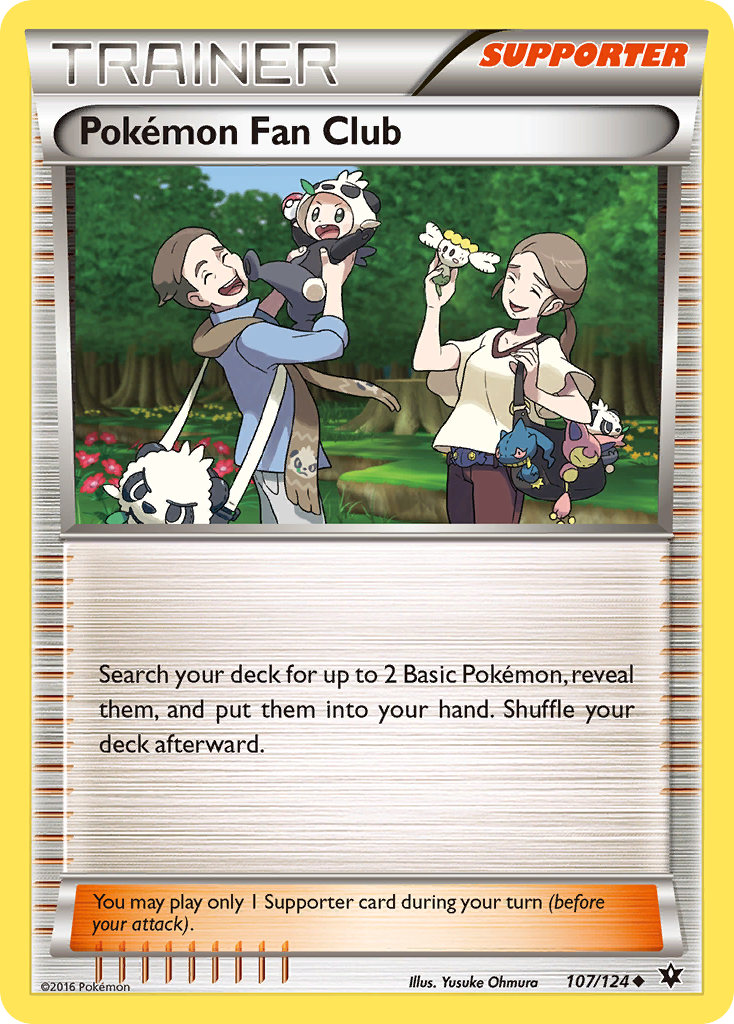 Pokémon Fan Club — illustrated card