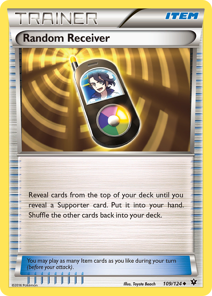 Random Receiver — illustrated card