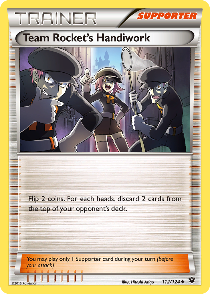 Team Rocket's Handiwork — illustrated card