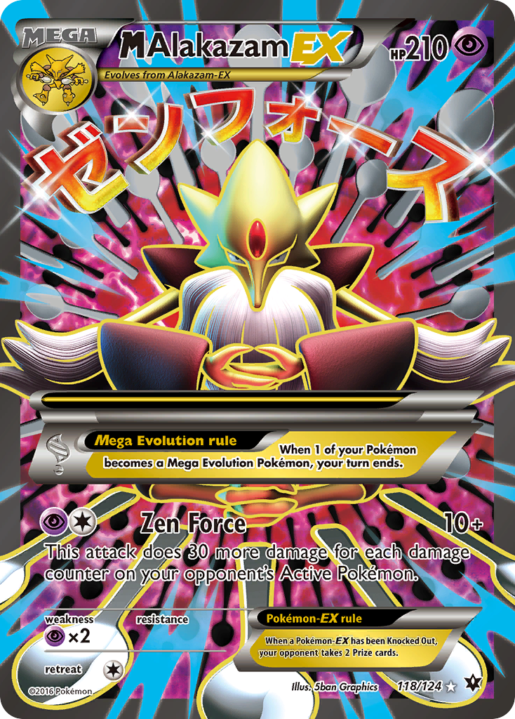 M Alakazam-EX — illustrated card
