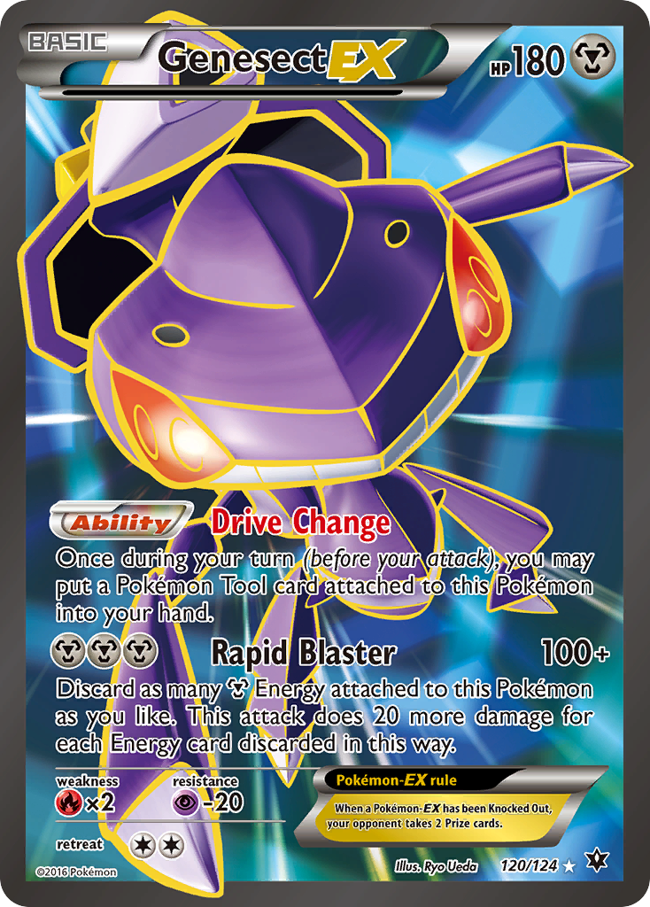 Genesect-EX — illustrated card