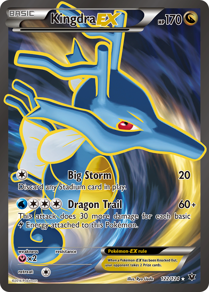Kingdra-EX — illustrated card