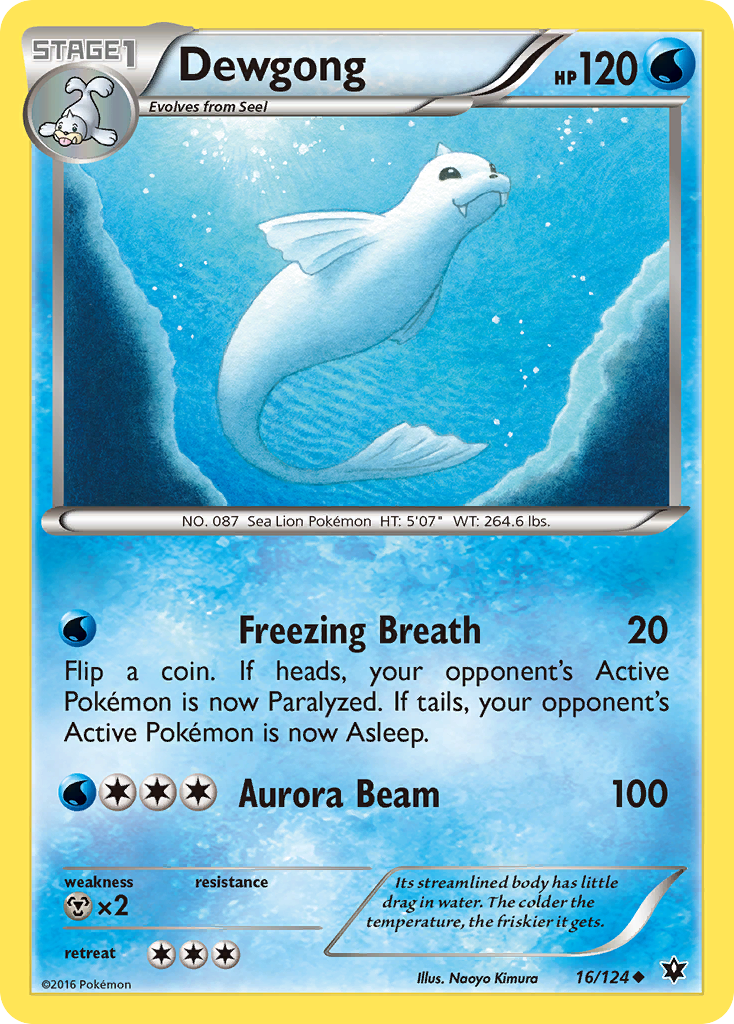Dewgong — illustrated card