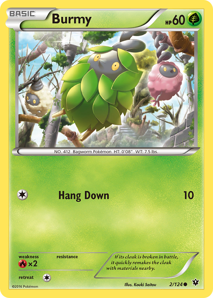 Burmy — illustrated card