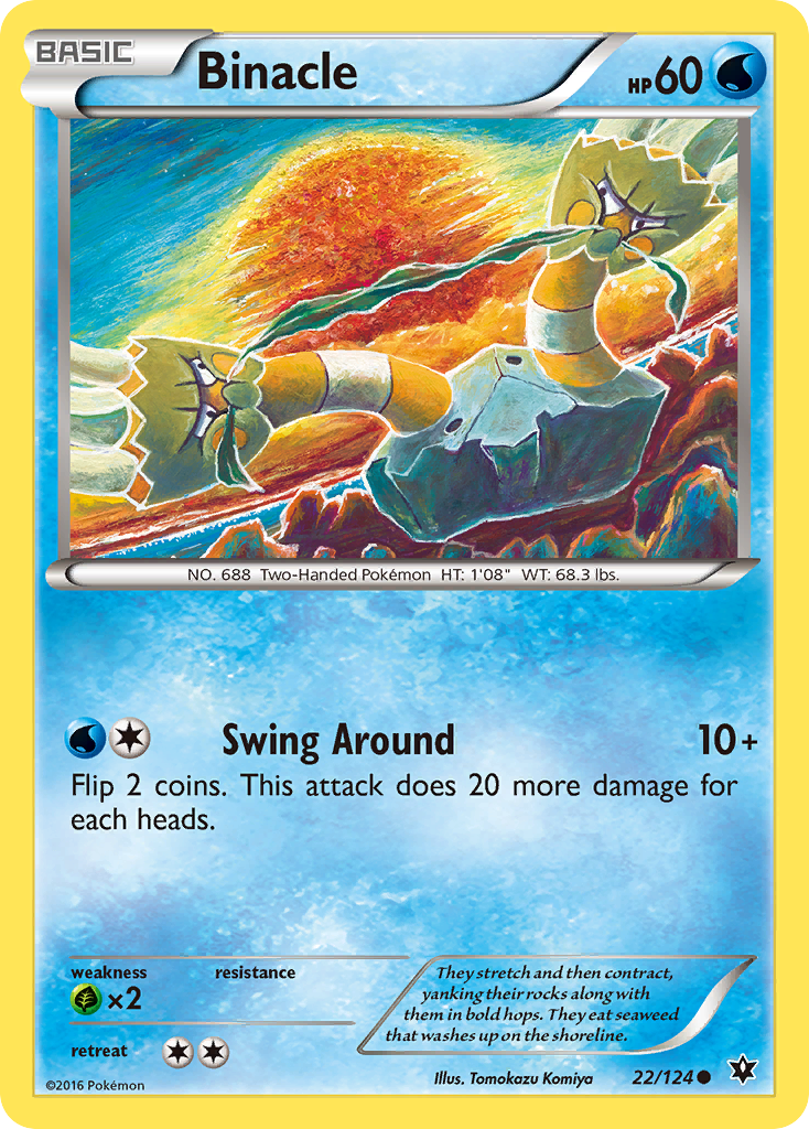 Binacle — illustrated card