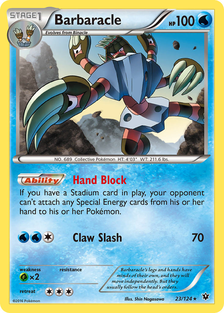 Barbaracle — illustrated card