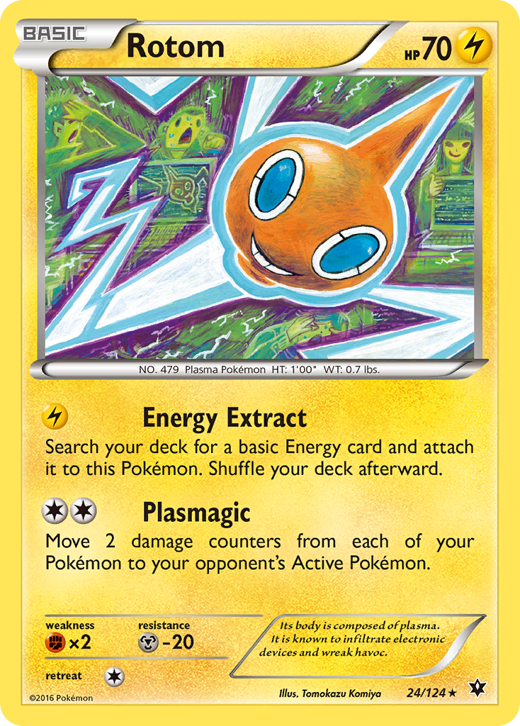 Rotom — illustrated card