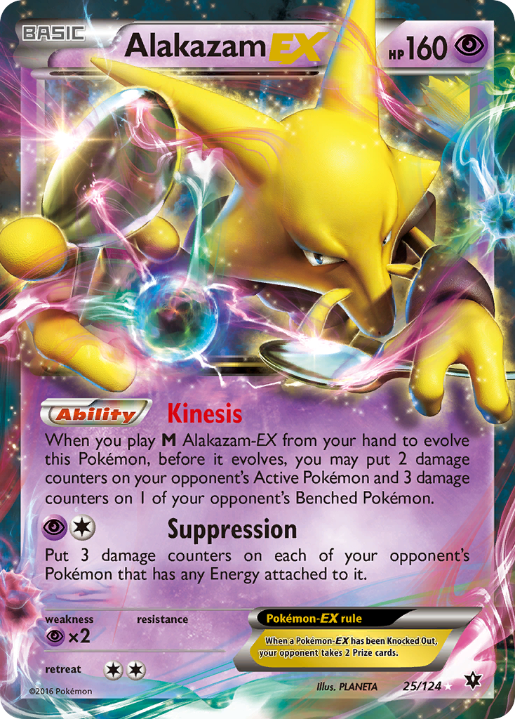Alakazam-EX — illustrated card
