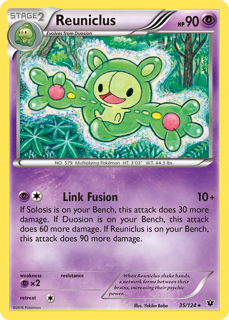 Reuniclus — illustrated card