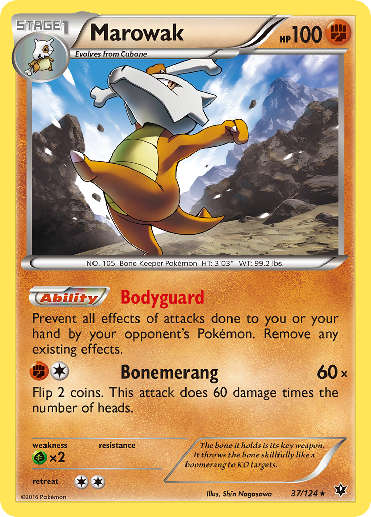Marowak — illustrated card