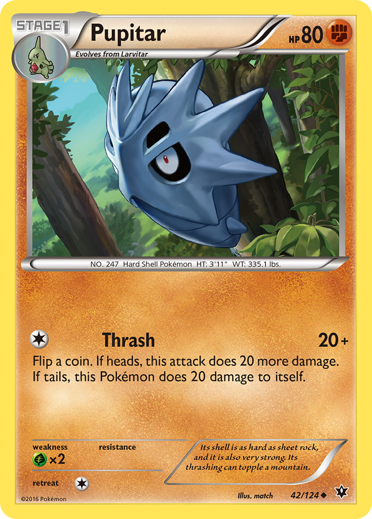 Pupitar — illustrated card