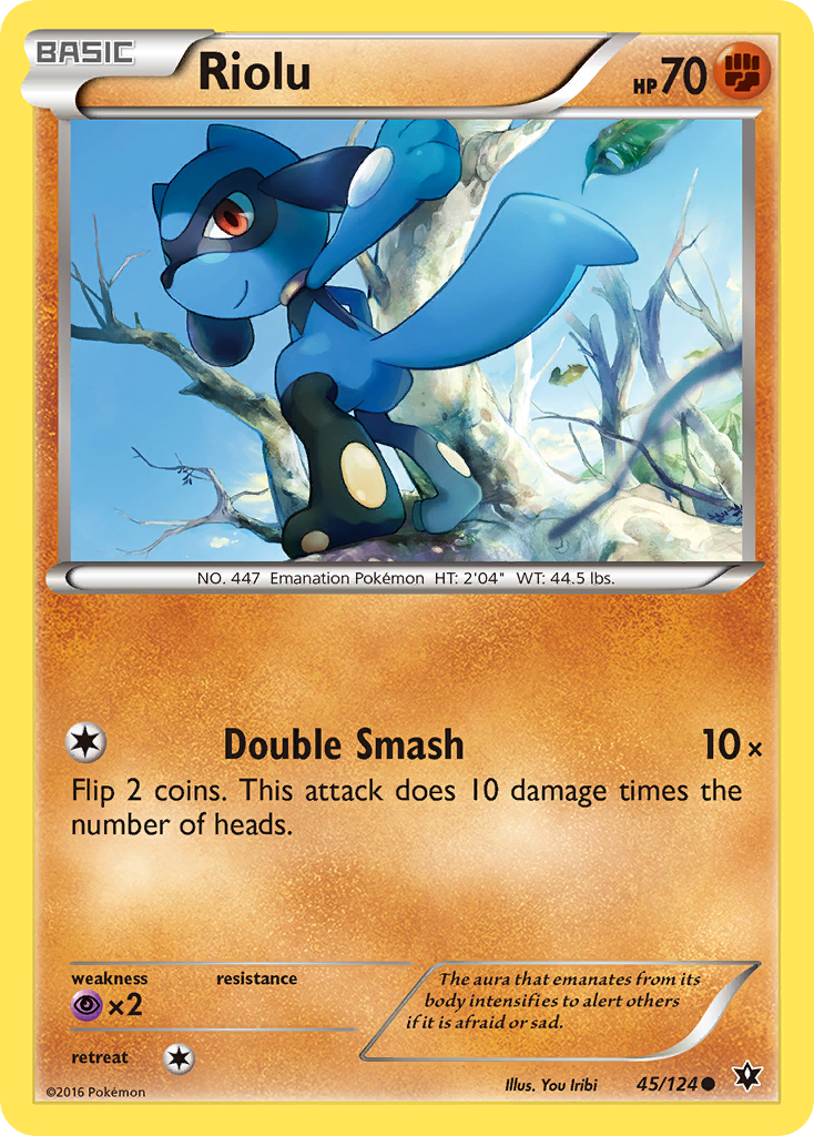 Riolu — illustrated card
