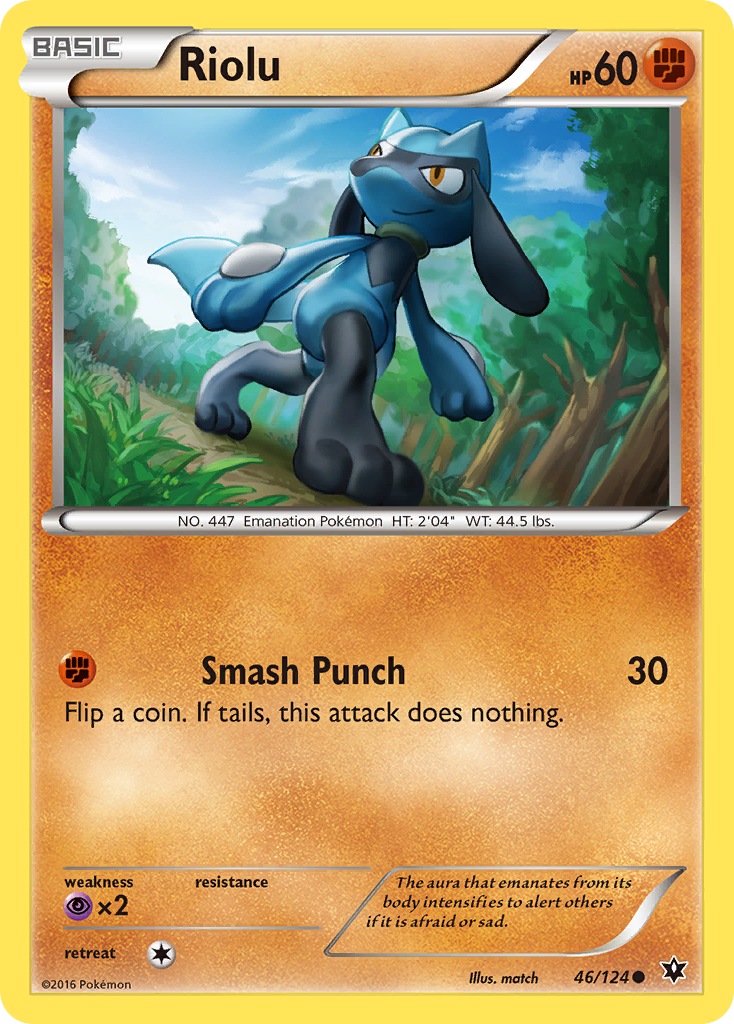 Riolu — illustrated card