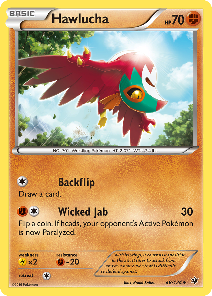 Hawlucha — illustrated card