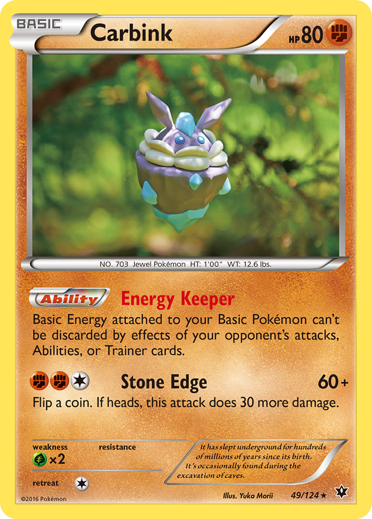 Carbink — illustrated card