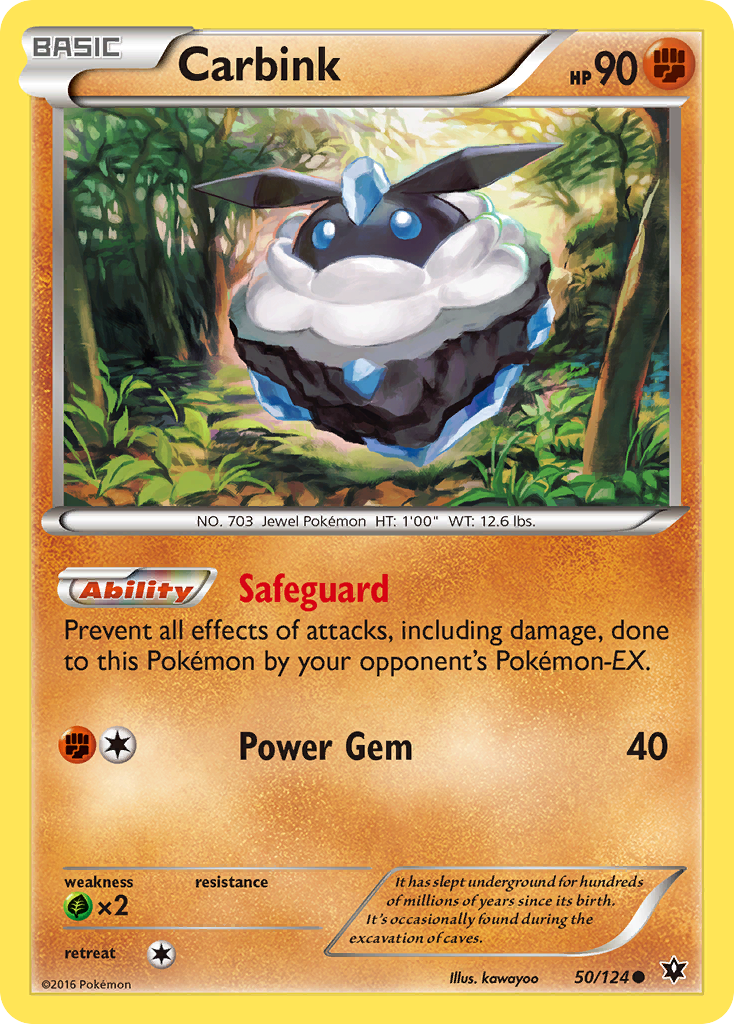 Carbink — illustrated card