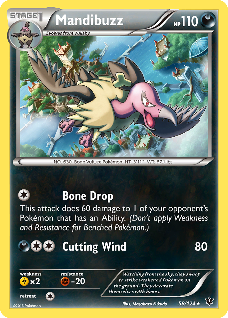 Mandibuzz — illustrated card