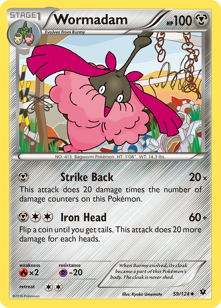 Wormadam — illustrated card